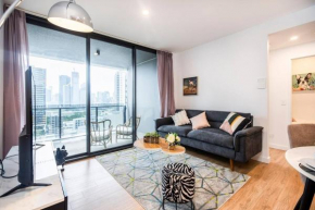 2BR, 1BA Apt with Balcony,Pool,Gym,Sauna & Parking